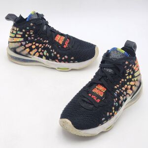 Nike Lebron 17 GS 'James Gang' Basketball Sneakers Youth Size 5 Women's 7
